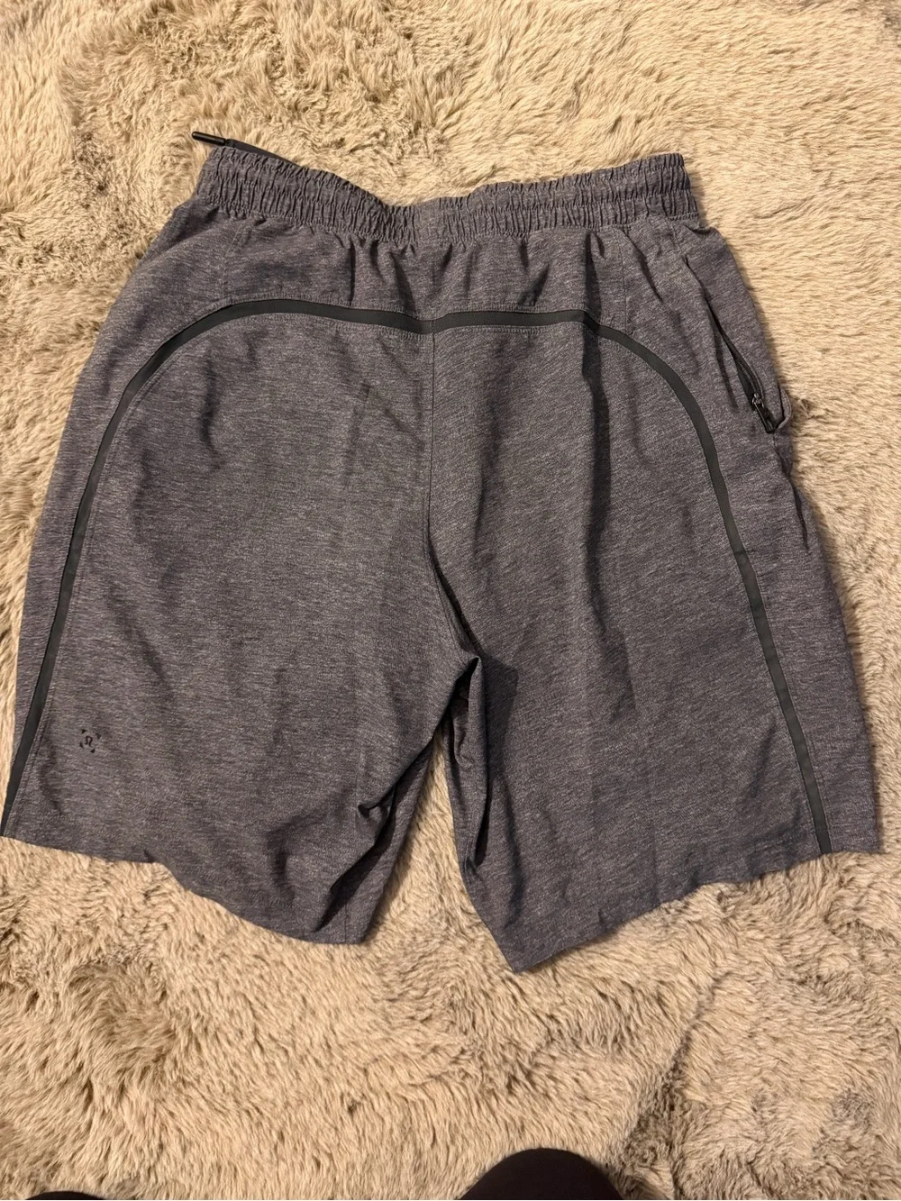 lululemon athletica Men's Charcoal Athletic Shorts